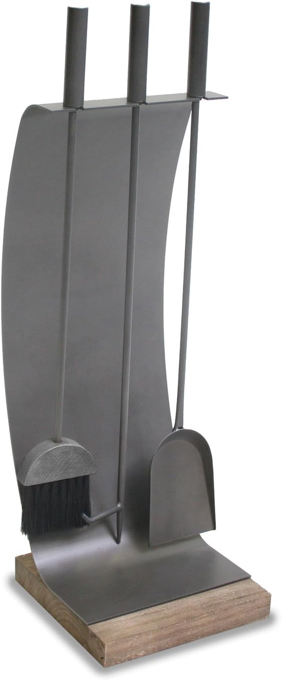 Blomus Ashi暖炉ツールセット 5個 Fireplace Set 5-pc ASHI Black Oak